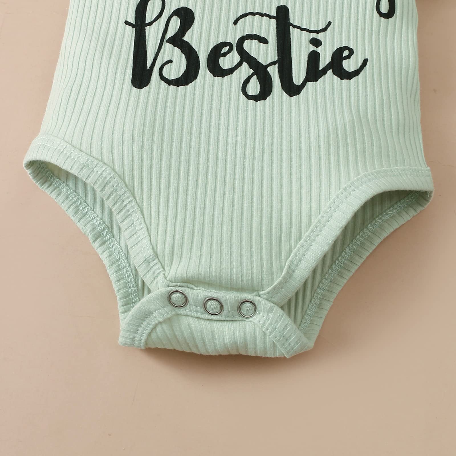 Adorable Newborn Baby Girl Outfits - Ribbed Romper & Floral Shorts Set | Perfect for Summer, Photo Shoots & Casual Wear
