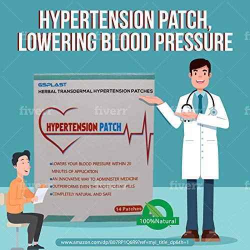 Natural Herbs Hypertension Patch - Lower Blood Pressure Fast for Home Use