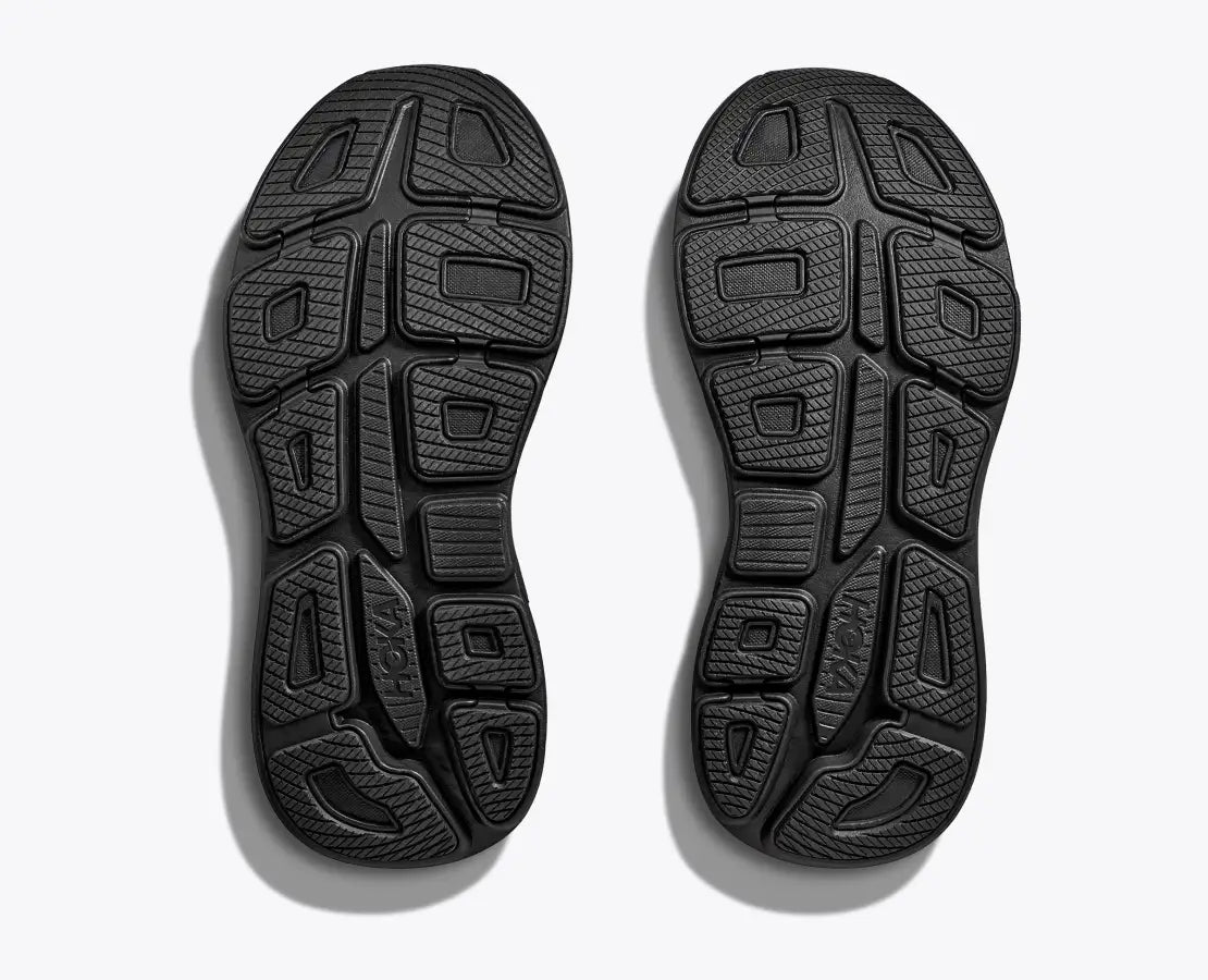 HOKA Men's Bondi 9 Wide Running Shoes - Black/Black | Cushioned Road Running & Walking Shoes for Men | Perfect for Marathon Training, Jogging & Everyday Comfort