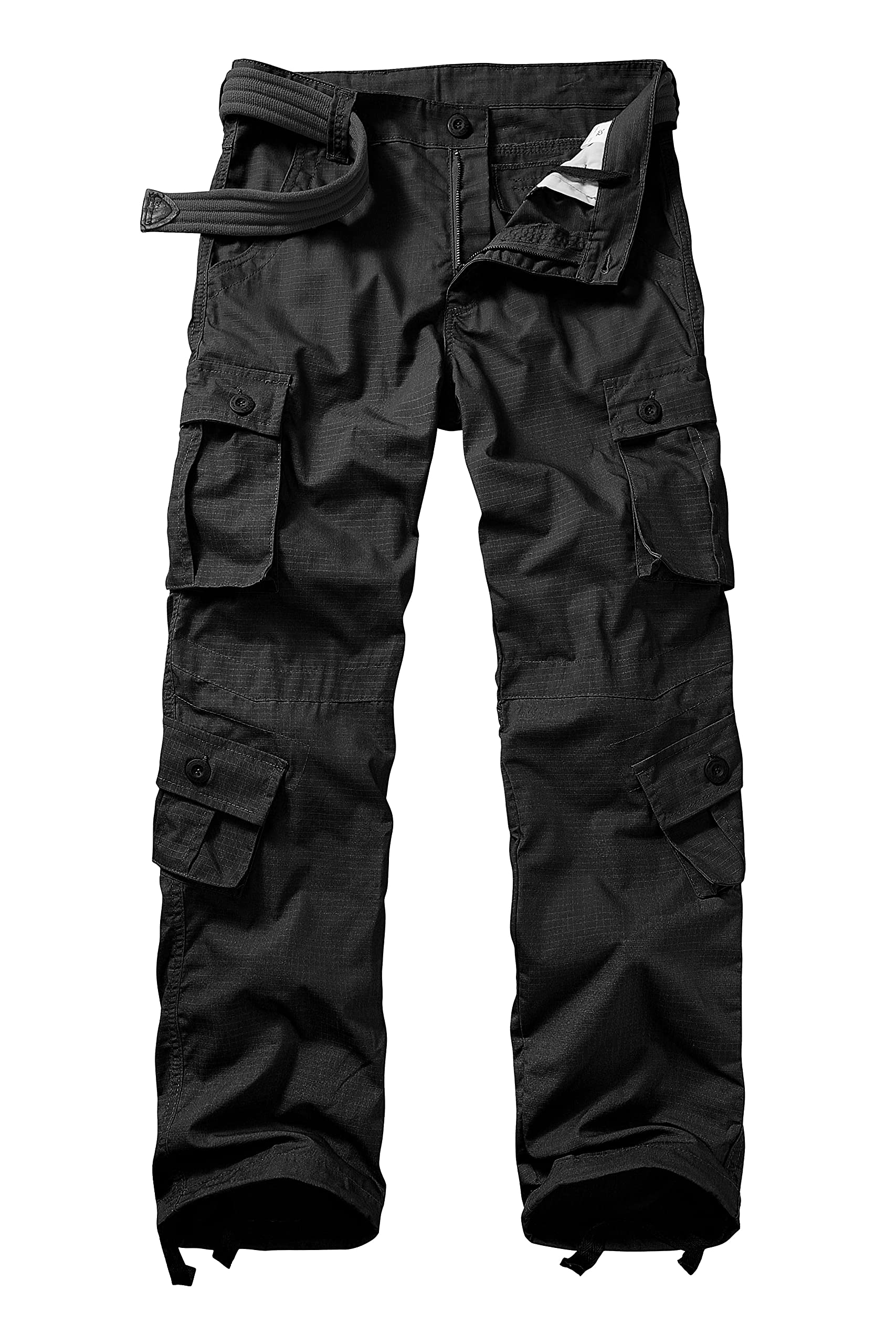 Men's Lightweight Tactical Hiking Pants - Outdoor Work Cargo Pants with Multiple Pockets | Durable Ripstop Fabric for Camping, Hiking & Everyday Wear