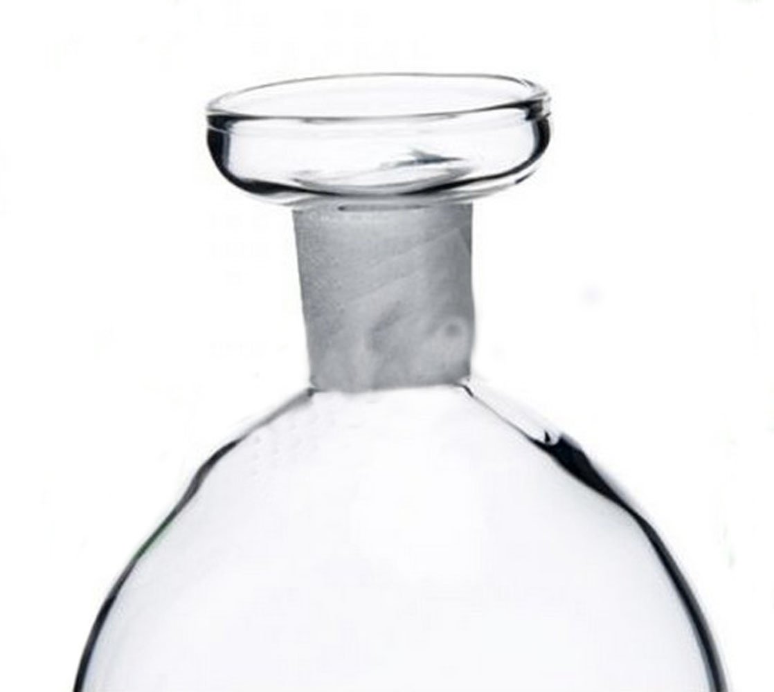 ELETON 8 oz Glass Oil and Vinegar Bottle Set - Round Pot Shape Olive Oil Dispenser with Drip-Free Spout - Perfect for Kitchen, Dining Table & Salad Dressing