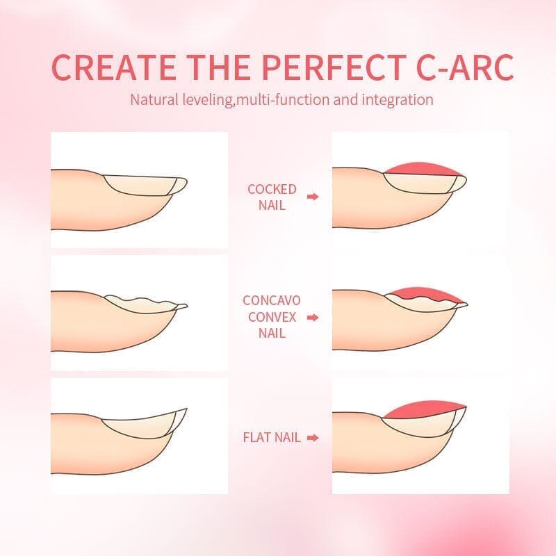 BORN PRETTY Clear Quick Construction Nail Gel QC01 10ml - Fast Drying, Strong Hold for DIY Nail Art & Salon Quality Manicures - Perfect for Home Use, Professional Salons & Special Occasions
