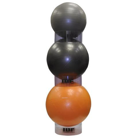Iron Body Fitness Stability Ball Stacker - Heavy Duty Exercise Ball Stand for Yoga, Pilates & Home Gym Workouts - Perfect for Stability Training, Core Exercises & Fitness Accessories Storage