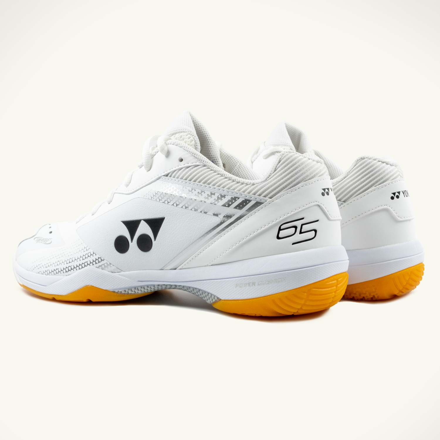 Yonex Power Cushion 65 Z3 Women's Badminton Shoes - Limited Edition Pure White Court Sneakers for Indoor Sports & Gym Workouts