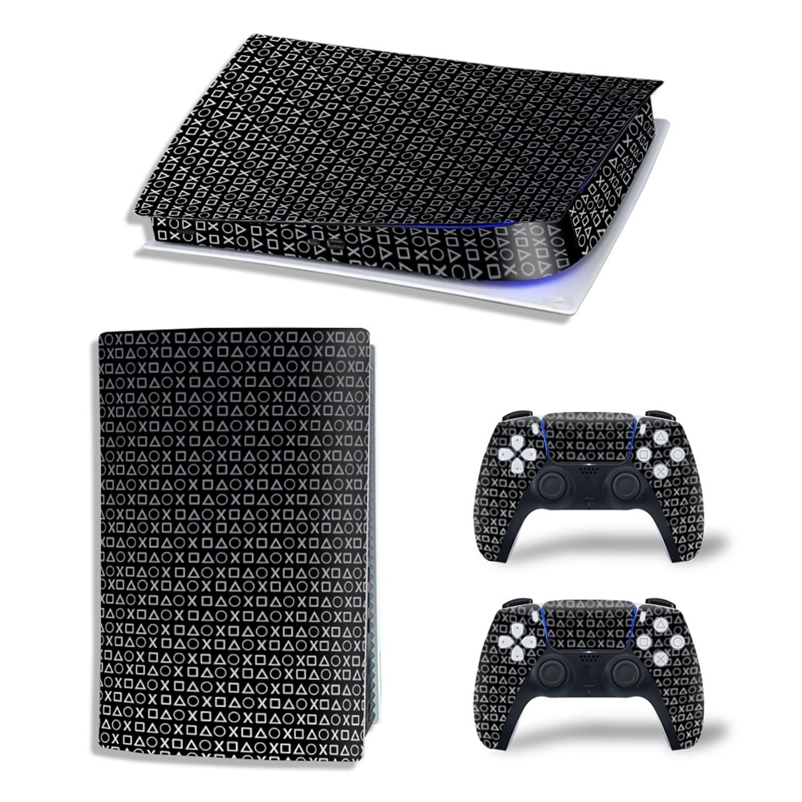 Anime PS5 Digital Edition Vinyl Skin Wrap - Scratch-Resistant, Bubble-Free, Durable Console & Controller Decals for Gaming Enthusiasts - Perfect for Customizing Your Gaming Setup