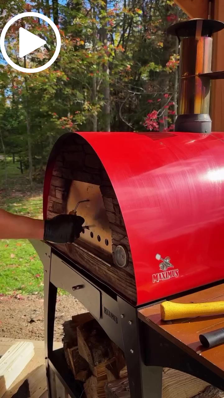 Maximus Red Portable Pizza Oven - Best Seller for Outdoor Cooking, Camping, and Backyard Parties