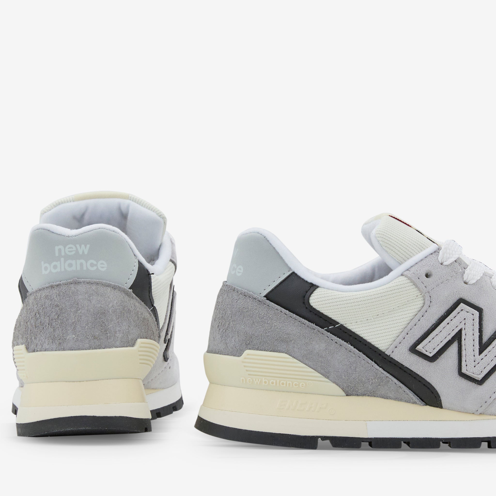 Authentic USA-Made 996 Grey & White Sneakers - Perfect for Running, Gym Workouts & Casual Streetwear