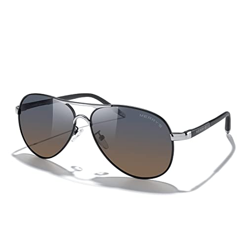 Black Frame/Silver Bridge/Gray Brown Lens