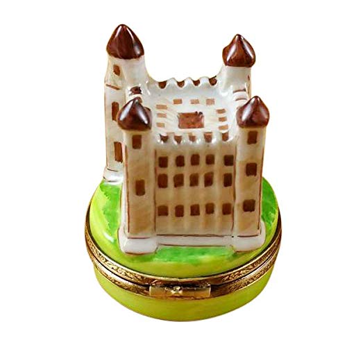 Rochard Tower of London Limoges Porcelain Trinket Box - Hand-Painted Collectible Gift for Tea Lovers & Home Decor