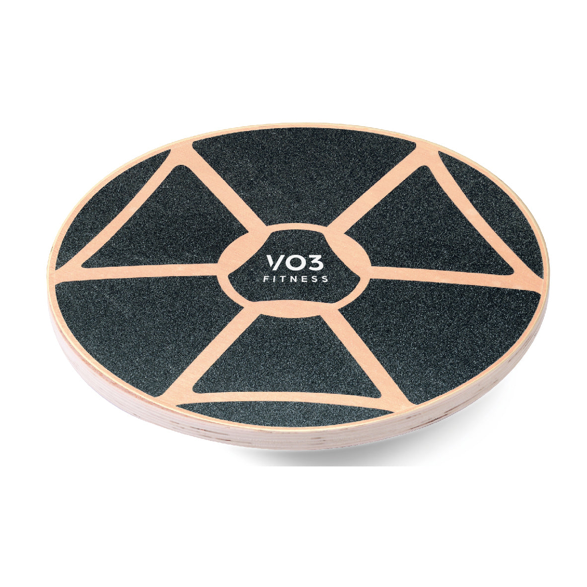 Vo3 Wood Wobble Balance Board for Kids & Adults - Core Strength Training, Yoga & Fitness Equipment - Perfect for Home, Office & Classroom Use