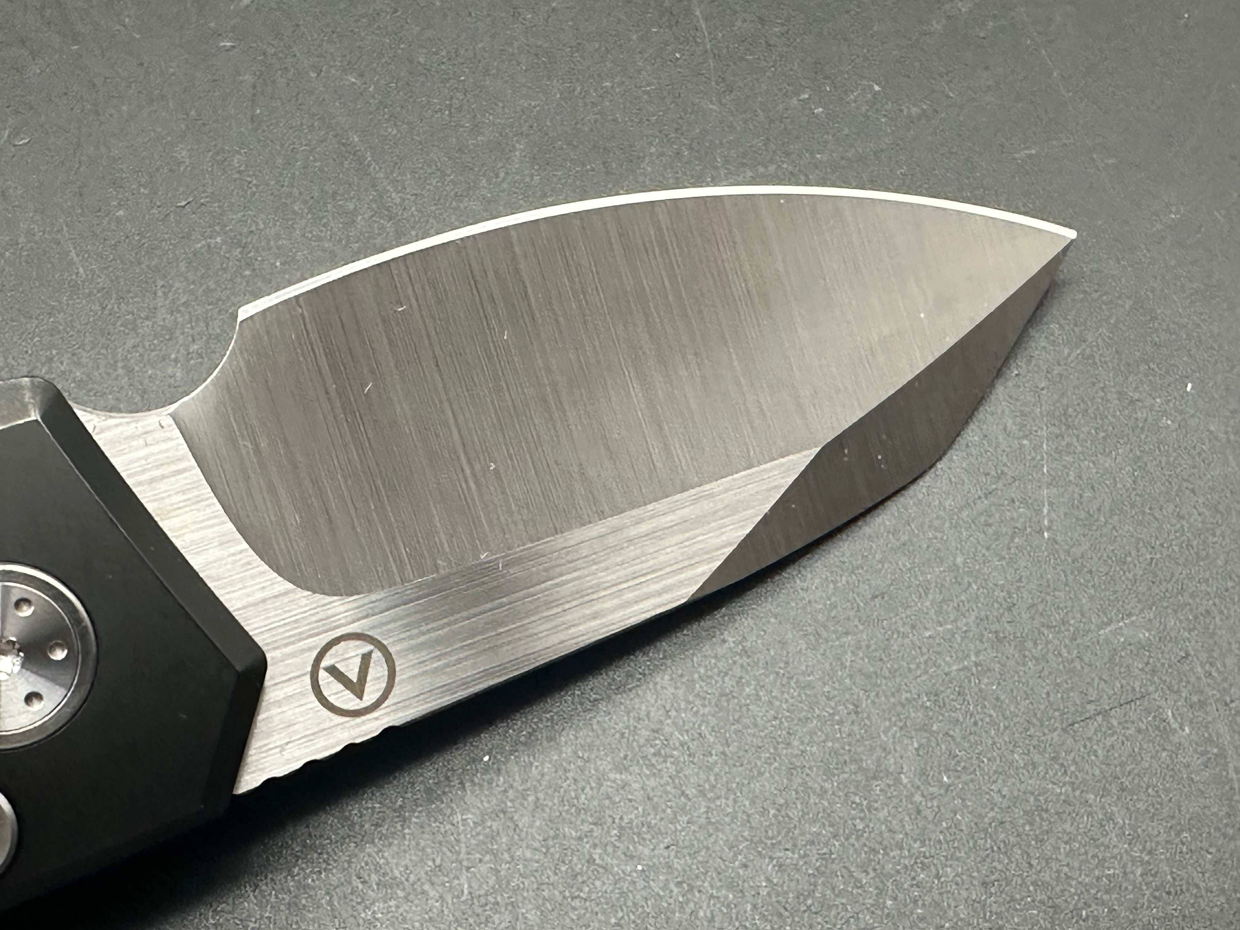 Alliance Designs Mini Slim Pickins Pocket Knife - Satin Elmax Blade with Zirconium Scales & Back Spacer - EDC, Outdoor, Camping & Everyday Carry Knife