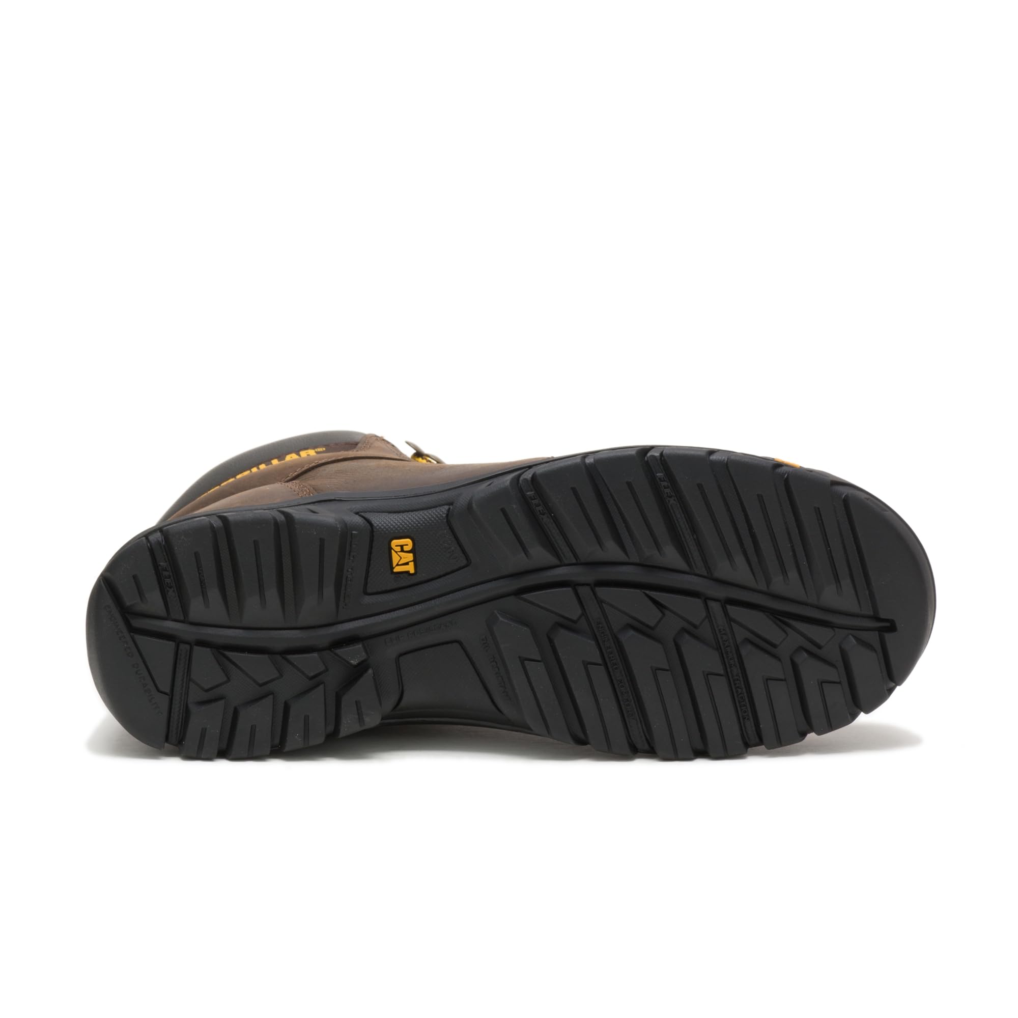 Cat Footwear Men's Outline Soft Toe Work Boot - Durable & Comfortable Safety Shoes for Construction, Hiking & Outdoor Work