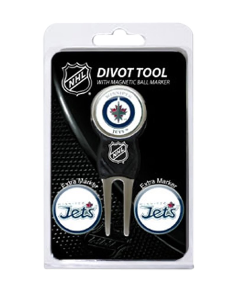 Winnipeg Jets NHL Golf Divot Tool Set with Signature Tool – Perfect for Golfers & Hockey Fans | Great Gift for Sports Enthusiasts
