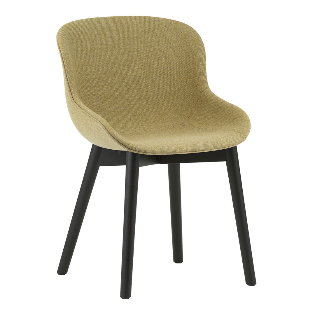 Stylish Hyg Side Chair with Wood Base & Full Upholstery - Perfect for Dining Room, Kitchen, or Home Office Seating