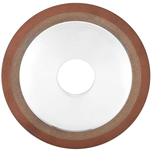 Premium Diamond Grinding Wheel 125x10x32x8mm - Resin Bond Abrasive Wheel for Alloy Knives, Saws & Blades - Perfect for Metalworking, Woodworking & DIY Projects