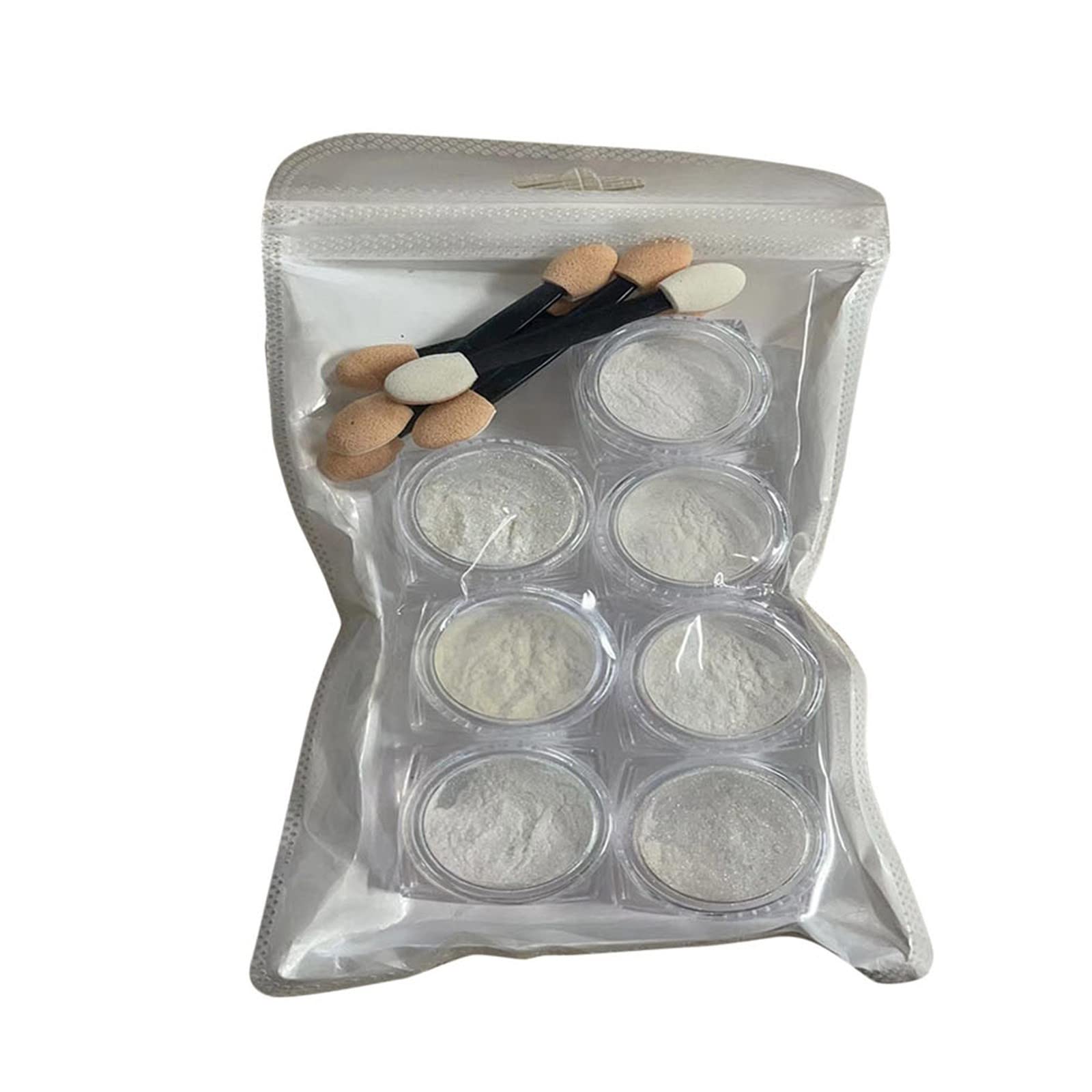 DIY Colorful Nail Beads & Fish Scale Powder for Nail Art - Professional Nail Ornament Powder with Cleaning Cup & Brush Kit - Perfect for Salon, Home Manicure & Nail Art Designs