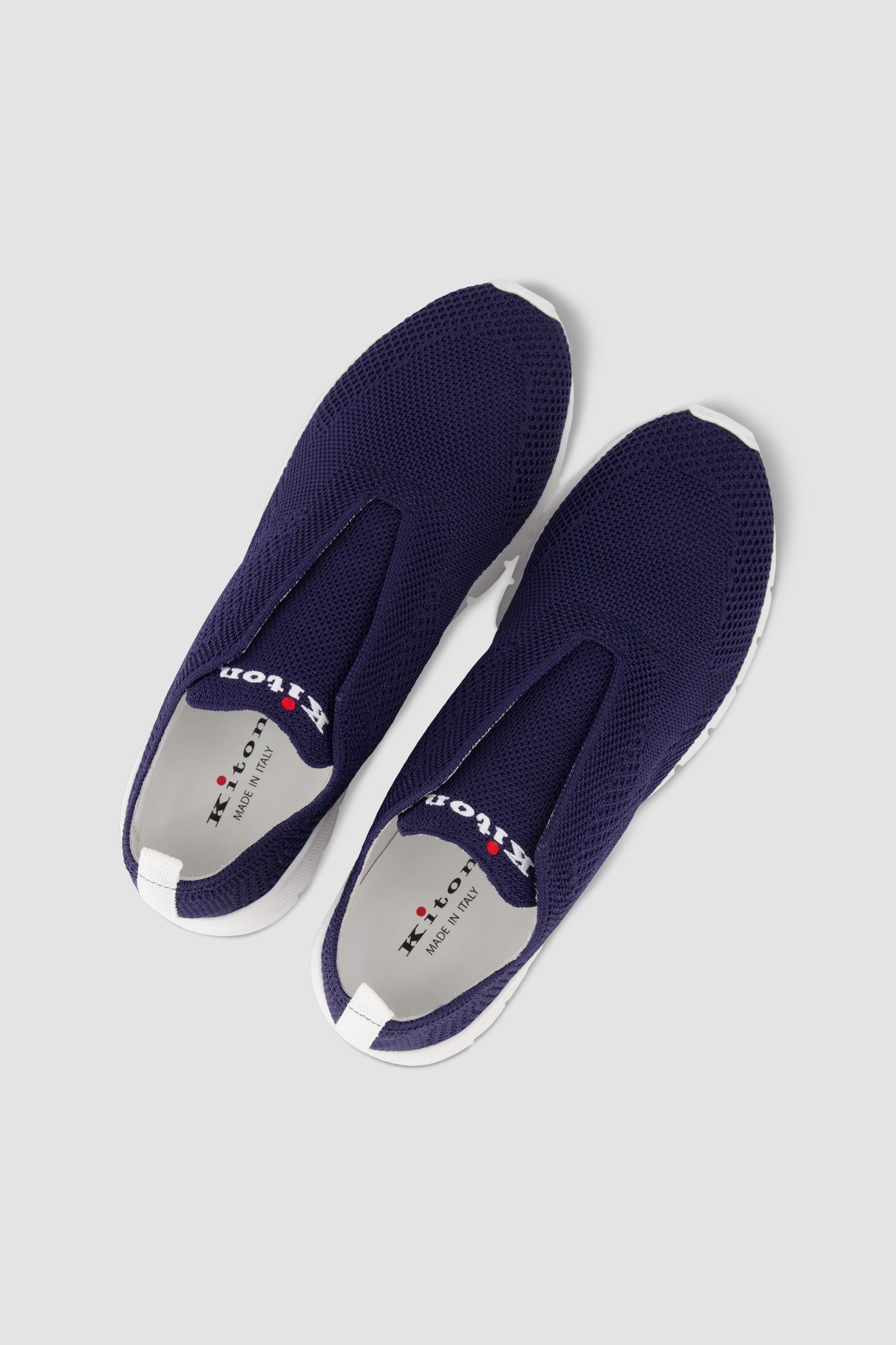 Premium Kiton Navy Blue Sneakers for Men - Comfortable & Stylish Casual Shoes for Walking, Travel & Everyday Wear