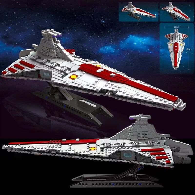 JIE STAR 67106 Star Wars Venator Attack Cruiser Building Blocks Set - 960pcs for Adults & Kids | Perfect for Collectors, Gifts & Creative Play