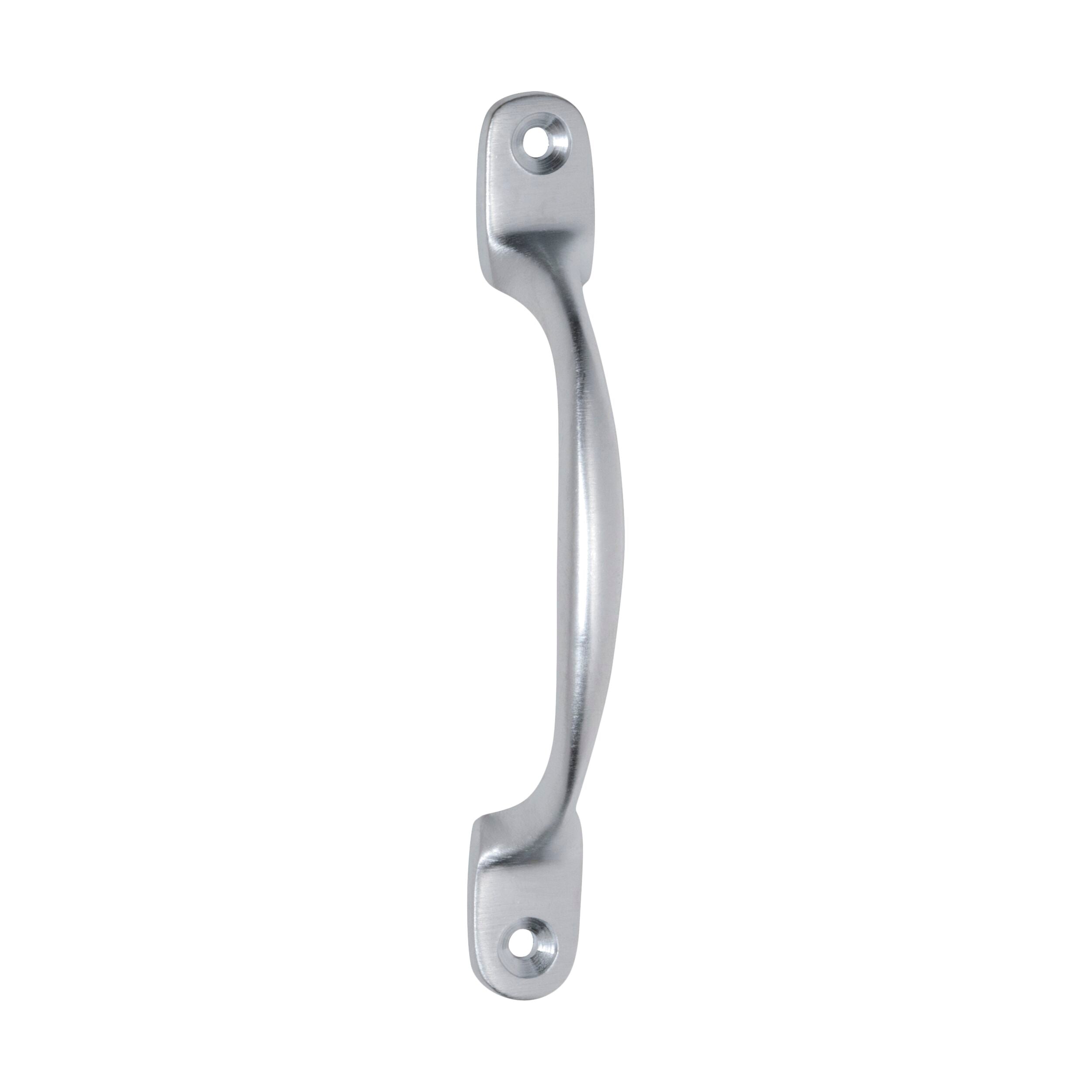 1371 Standard Satin Chrome Pull Handle - 100mm Length x 26mm Projection - Perfect for Cabinets, Drawers & Furniture Hardware Installation