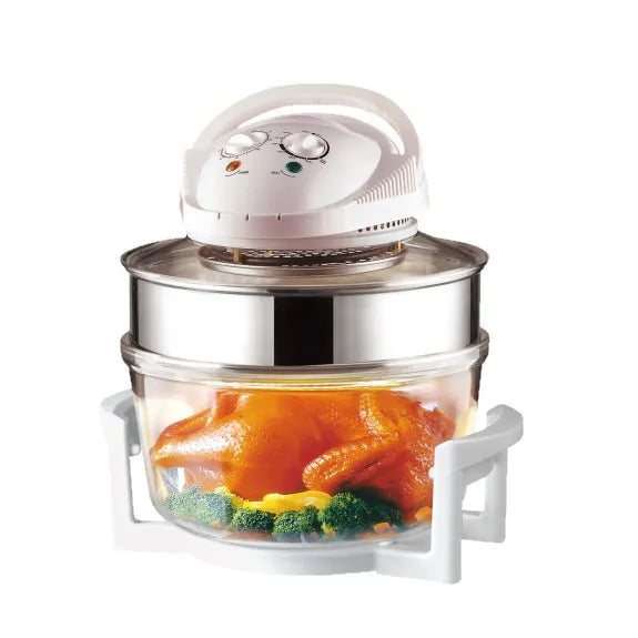 TIFFANY TTCO1 Turbo Convection Oven - Countertop Toaster Oven with Rapid Heating, 6 Cooking Functions for Baking, Roasting & Broiling - Perfect for Small Kitchens, Dorms & Apartments