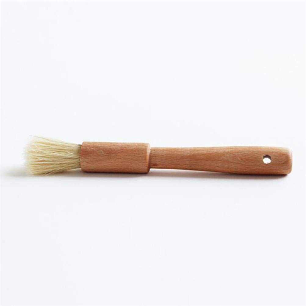 Wooden Handle Pastry Brushes for Baking, BBQ, Cooking & Marinade - Perfect for Cake Decorating, Grilling, and Kitchen Use