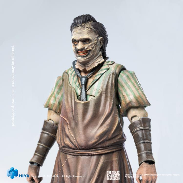 1/18 Scale HIYA 4-Inch Action Figure - The Texas Chainsaw Massacre (2003) Leatherface Collectible - Horror Movie Character Model for Display & Collection - Perfect for Horror Fans & Action Figure Enthusiasts