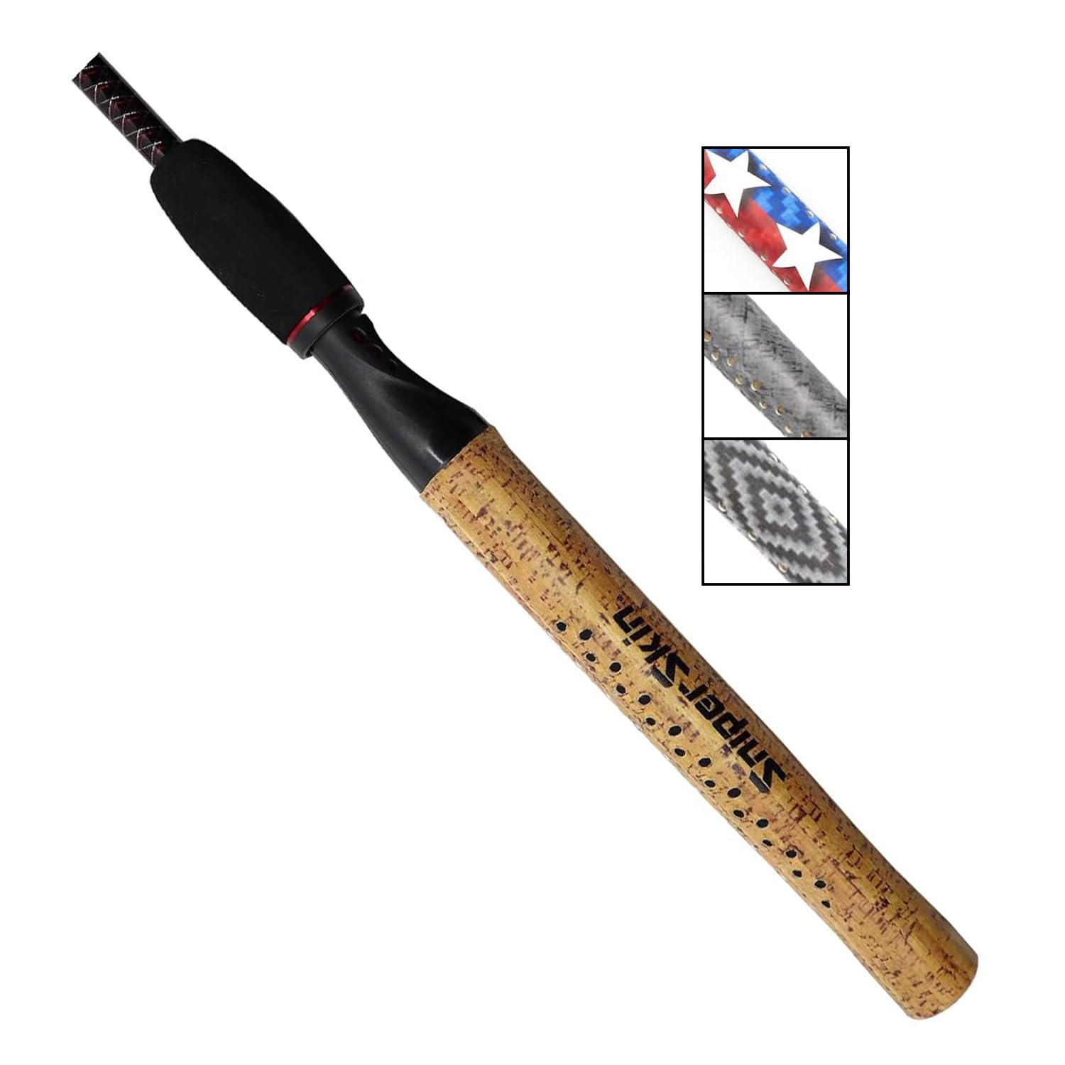 SNIPER SKIN Fishing Rod Grip - Waterproof Adjustable Replacement Handle - Easy Installation Durable Fishing Gear Accessories for Freshwater and Saltwater Angling