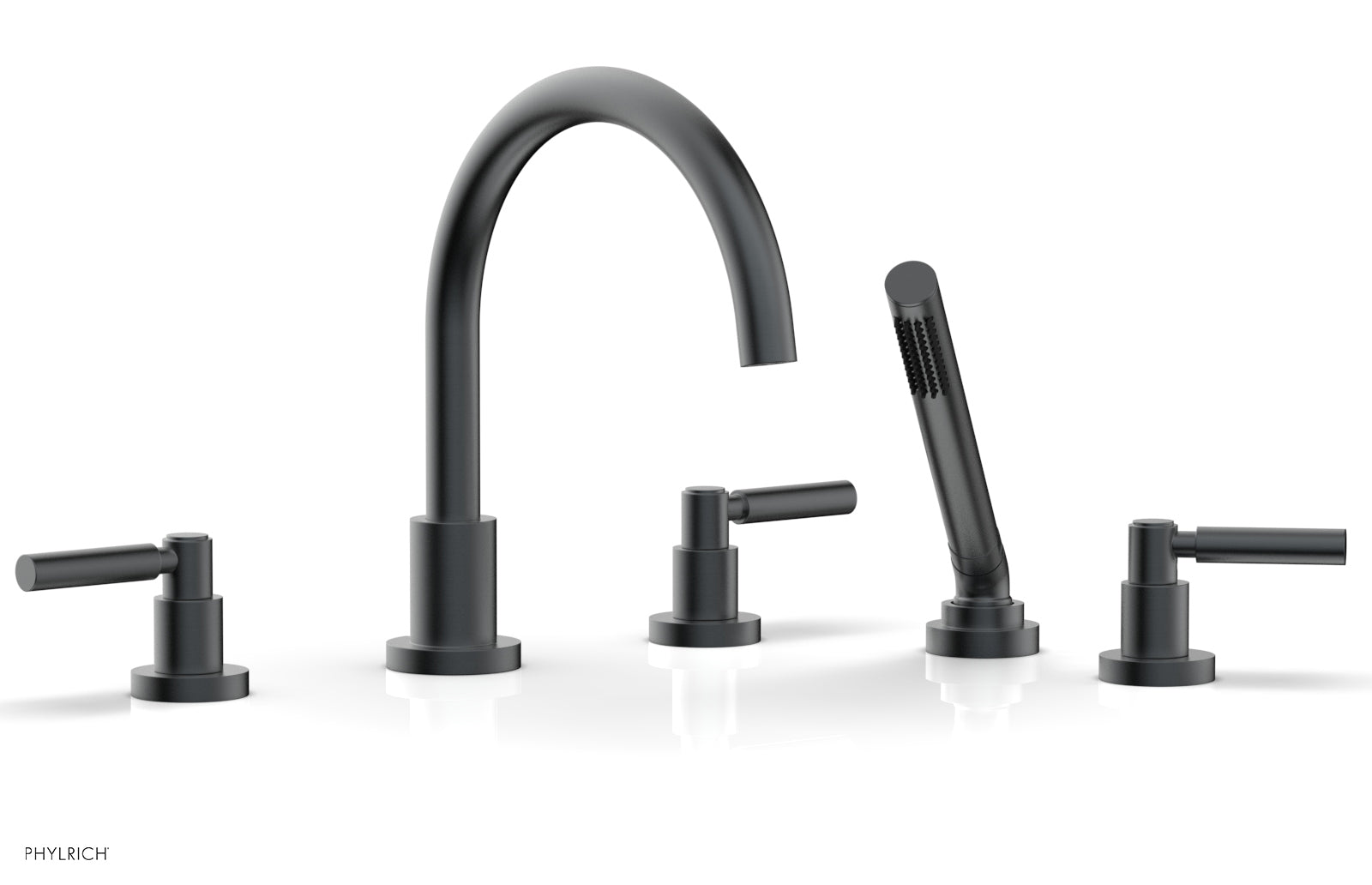 Premium Deck Tub Set with Hand Shower & Lever Handles D2130C1 - Perfect for Outdoor Showers, Poolside Bathing, and Garden Relaxation