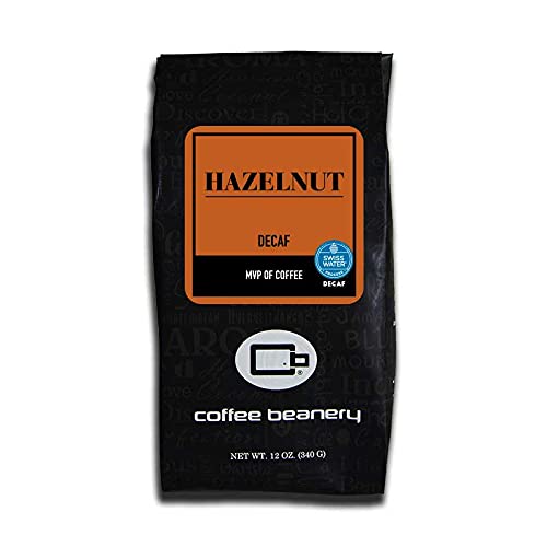 Premium Hazelnut Flavored Decaf Coffee | Specialty Arabica Medium Roast | 12oz Fine Ground | Perfect for Office Breaks & Cozy Evenings