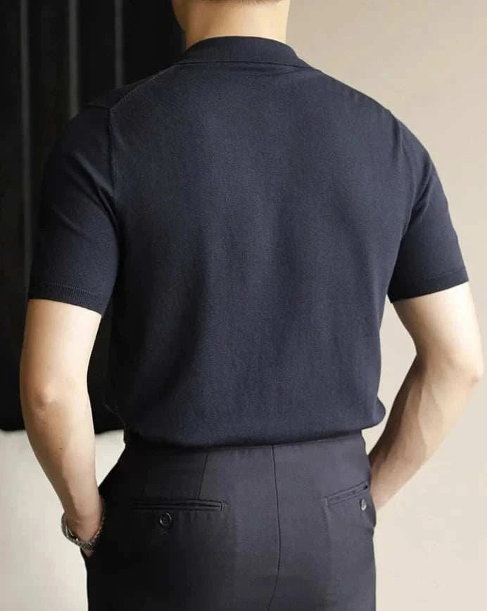 Men's Classic Polo Casual T-Shirt - Breathable Cotton Short Sleeve Shirt for Everyday Wear | Perfect for Work, Golf, and Outdoor Activities