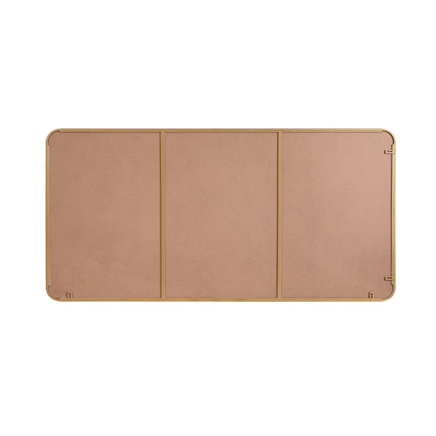 Elegant Brass Rectangular Mirror 30x60 for Home Decor