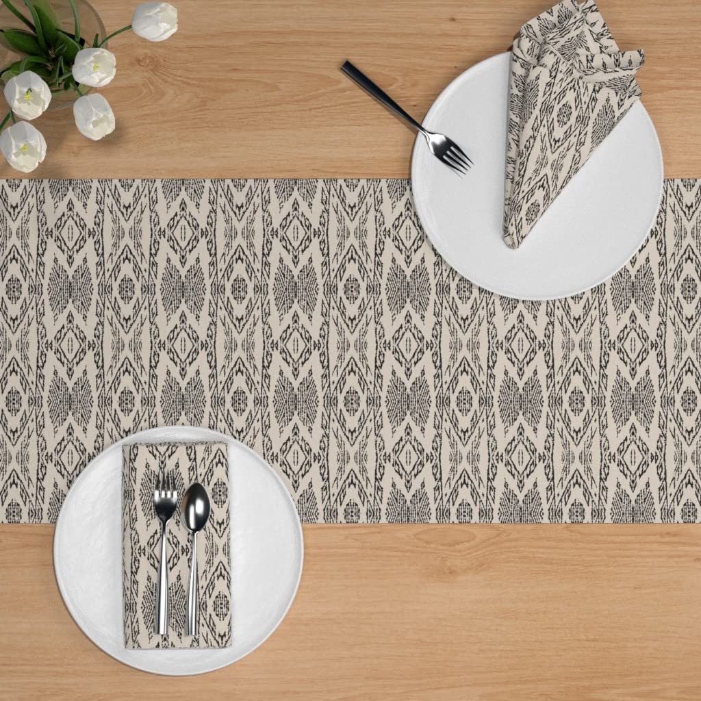 Custom Printed Cotton Sateen Table Runner 108