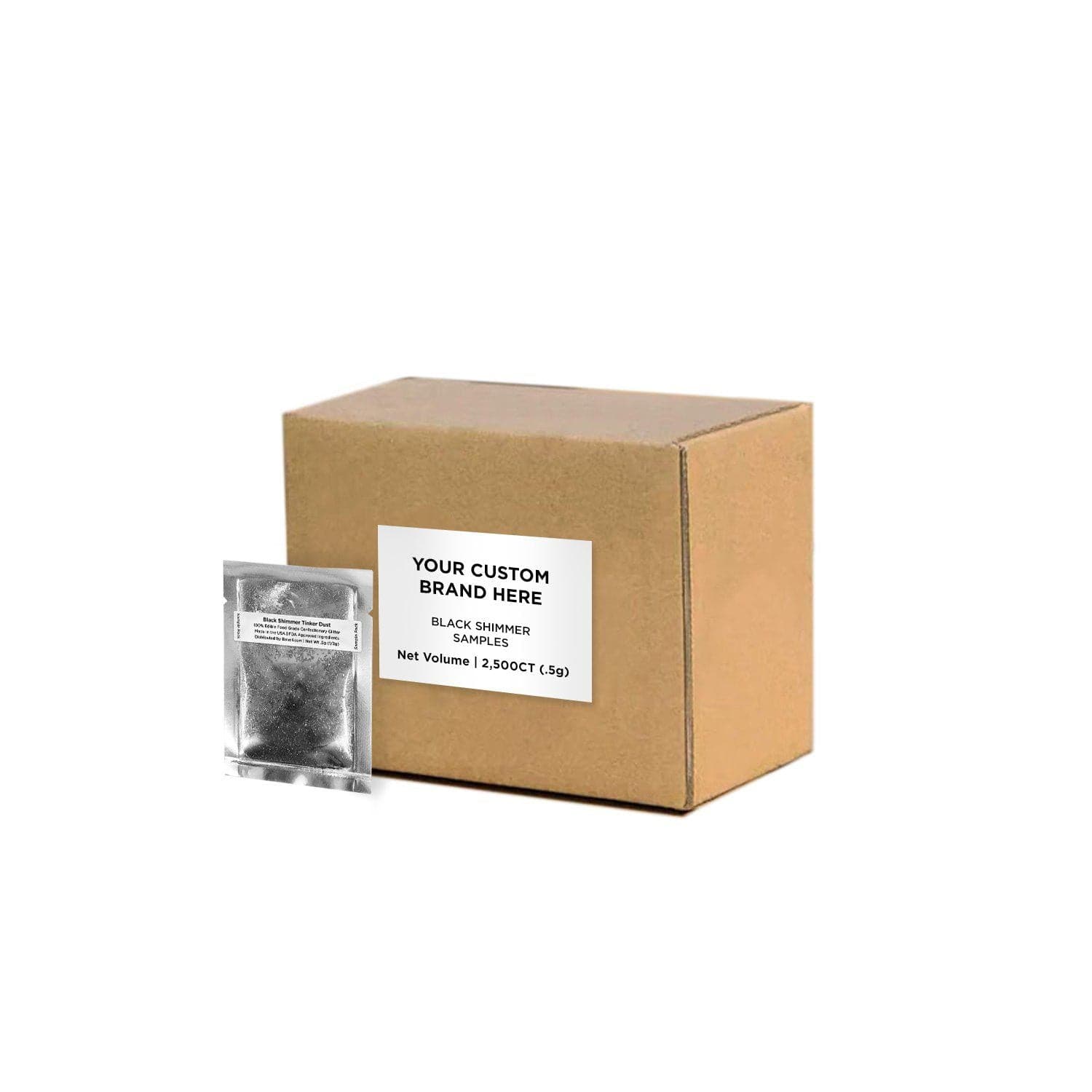 Black Tinker Dust® Sample Packs - Bulk Case for Private Label | Perfect for DIY Crafts, Soap Making & Cosmetic Formulations