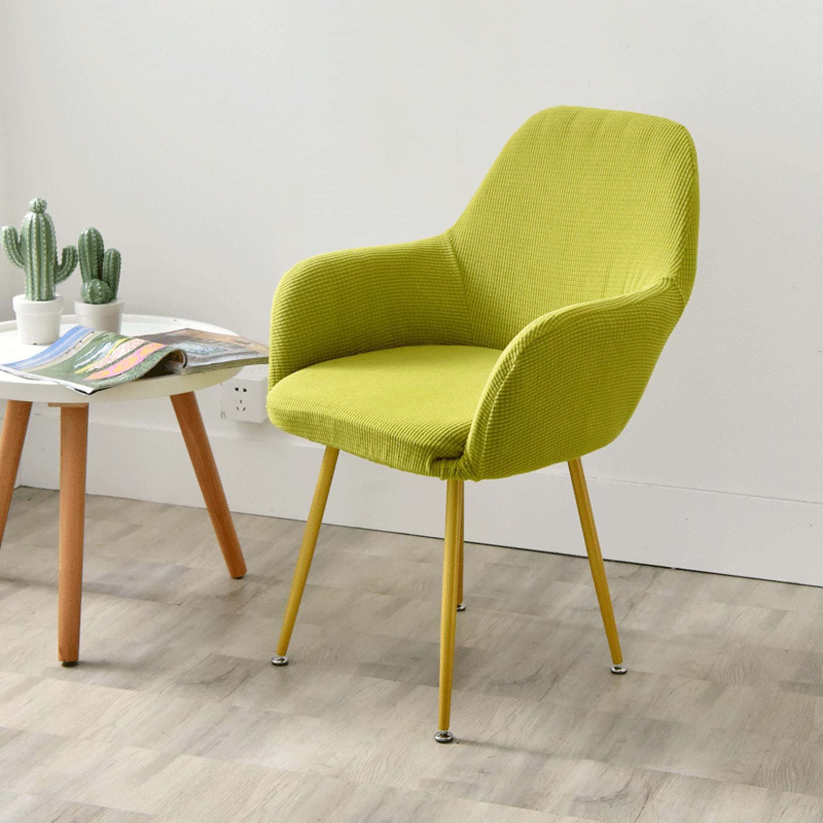 Stretchy Washable Anti-Slip Dining Chair Cover - Universal Size Modern Mid Century Accent Slipcover for Living Room, Bar & Kitchen Furniture | Perfect for Home Decor & Dinner Parties