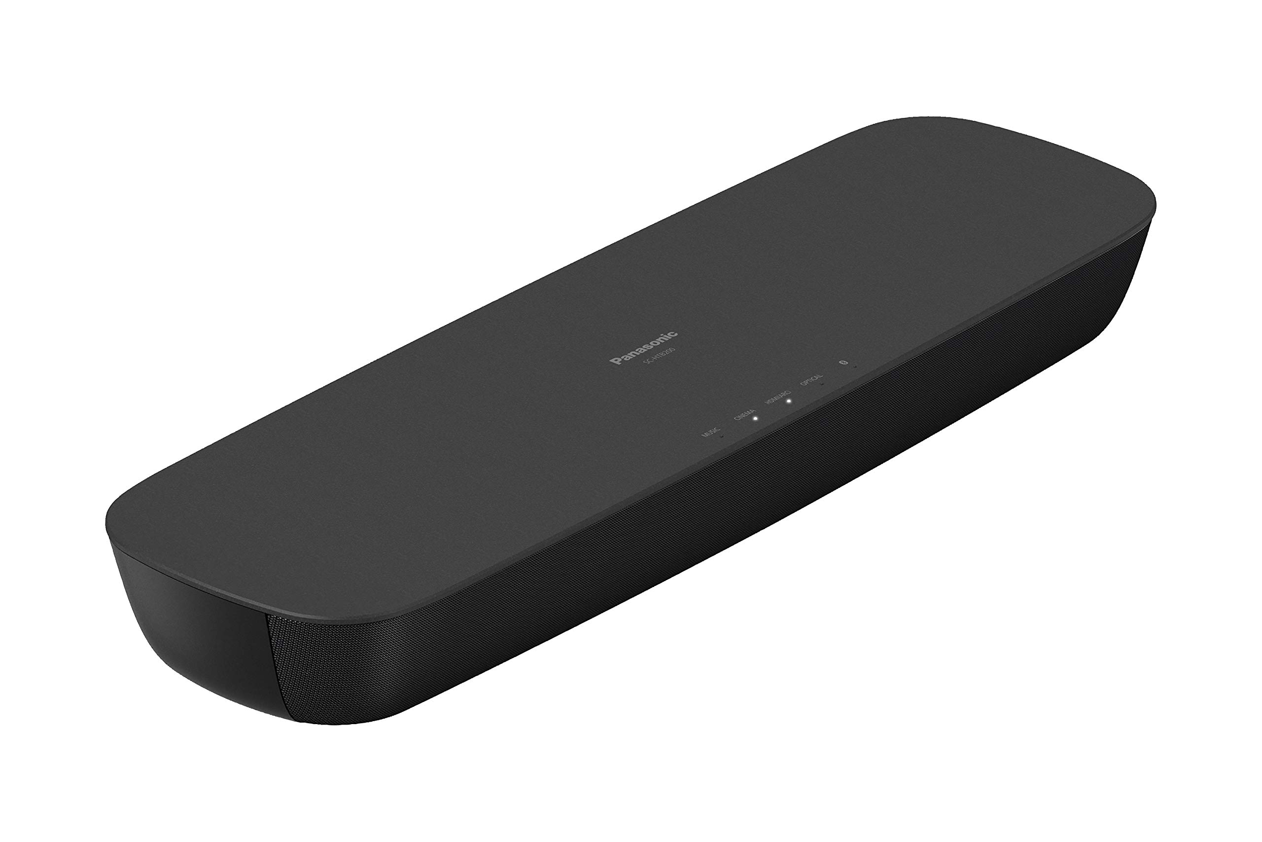 Panasonic SC-HTB200EBK Bluetooth Soundbar for TV with Built-in Subwoofer - Black | Amazon Basics Digital Optical Audio Toslink Cable (3.3ft/1m) - Home Theater & Gaming Audio Setup