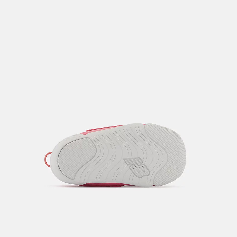 New Balance Natural Pink Hook & Loop Baby Toddler Sneakers - Comfortable First Walking Shoes for Infants & Kids - Perfect for Daily Wear, Playtime & Outdoor Activities