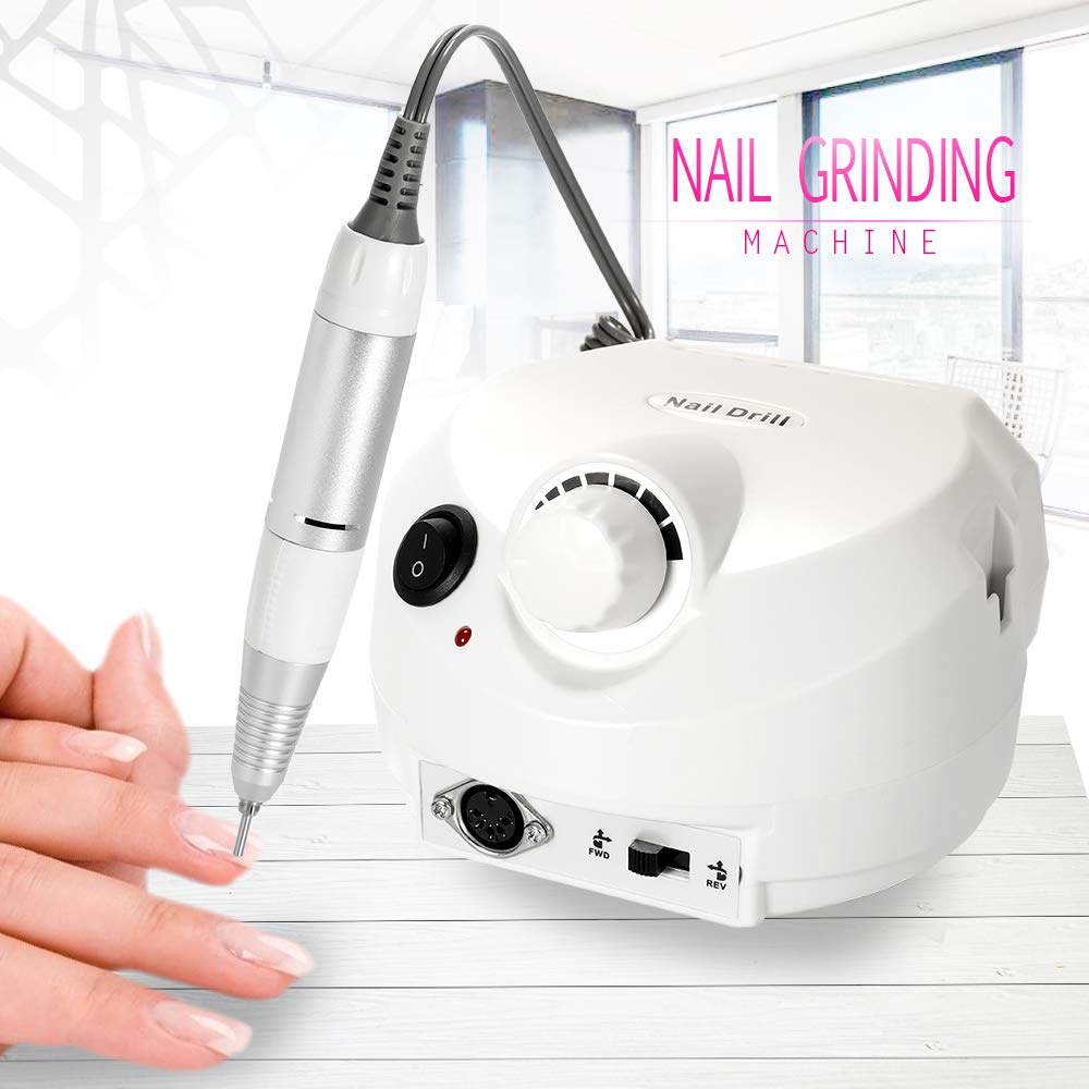 Professional Electric Nail File & Buffer Kit - Manicure & Pedicure Tools for Salon & Home Use - Perfect for Nail Care, Smoothing & Polishing
