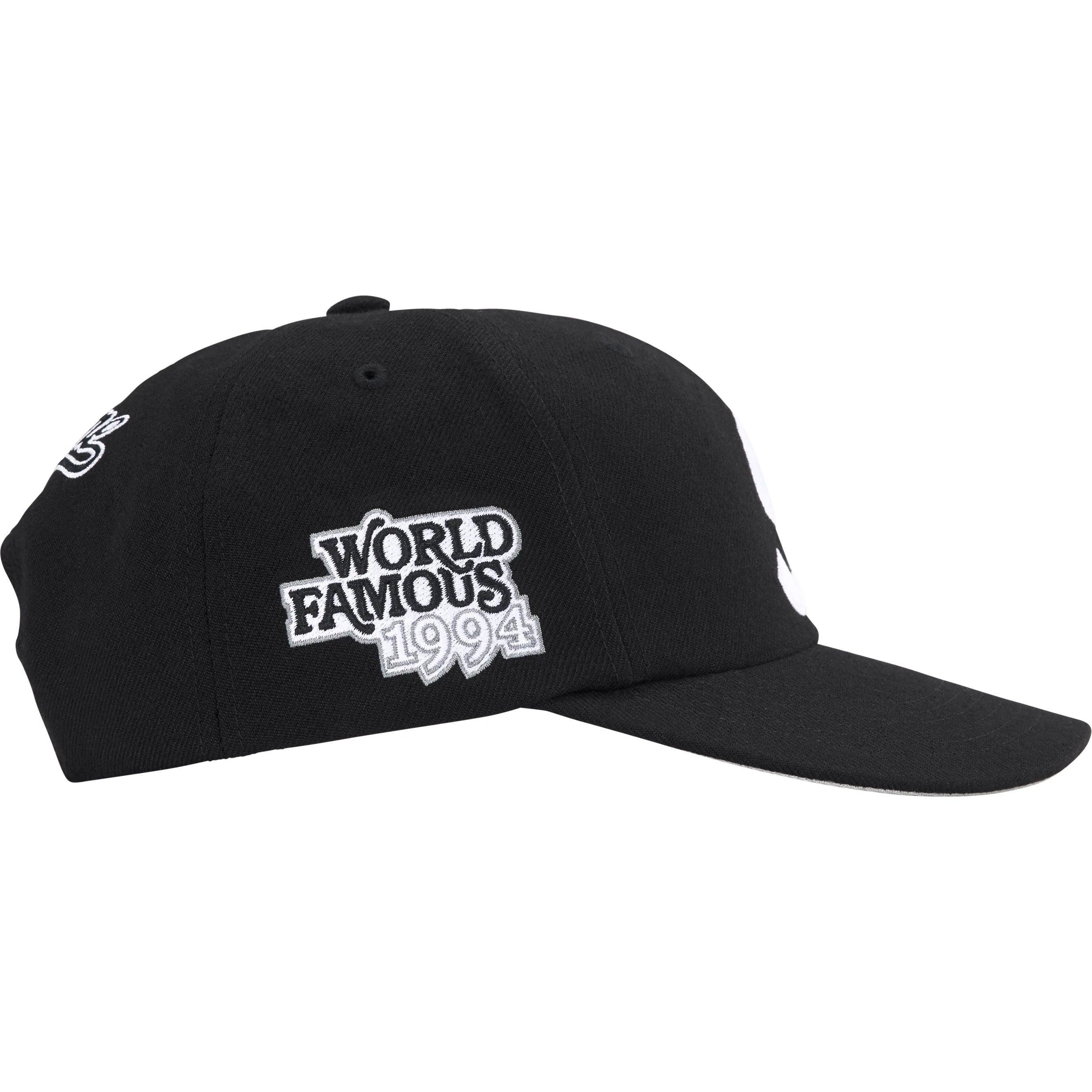 SUPREME 25SS WORLD FAMOUS S LOGO 6 PANEL HAT - Stylish Baseball Cap for Men & Women - Perfect for Streetwear, Hip Hop Fashion & Outdoor Activities