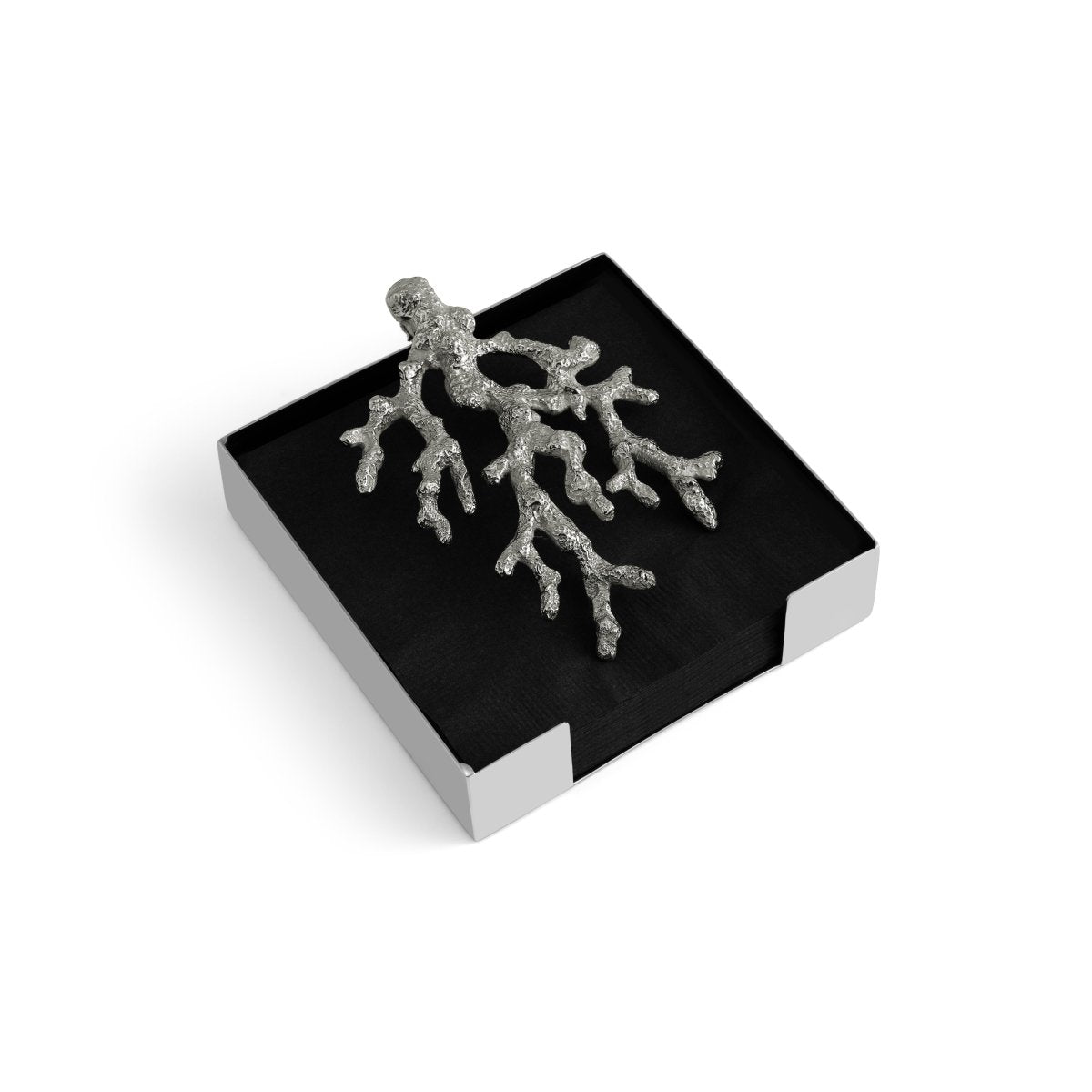 Ocean Reef Themed Cocktail Napkin Holder - Elegant Bar Accessory for Parties, Weddings & Home Decor - Perfect for Beach & Coastal Themed Events