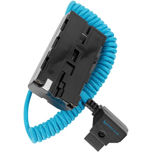 Kondor Blue D-Tap to Sony L Series Dummy Battery Power Cable - Compatible with Sony Cameras for Continuous Power Supply During Filming & Photography
