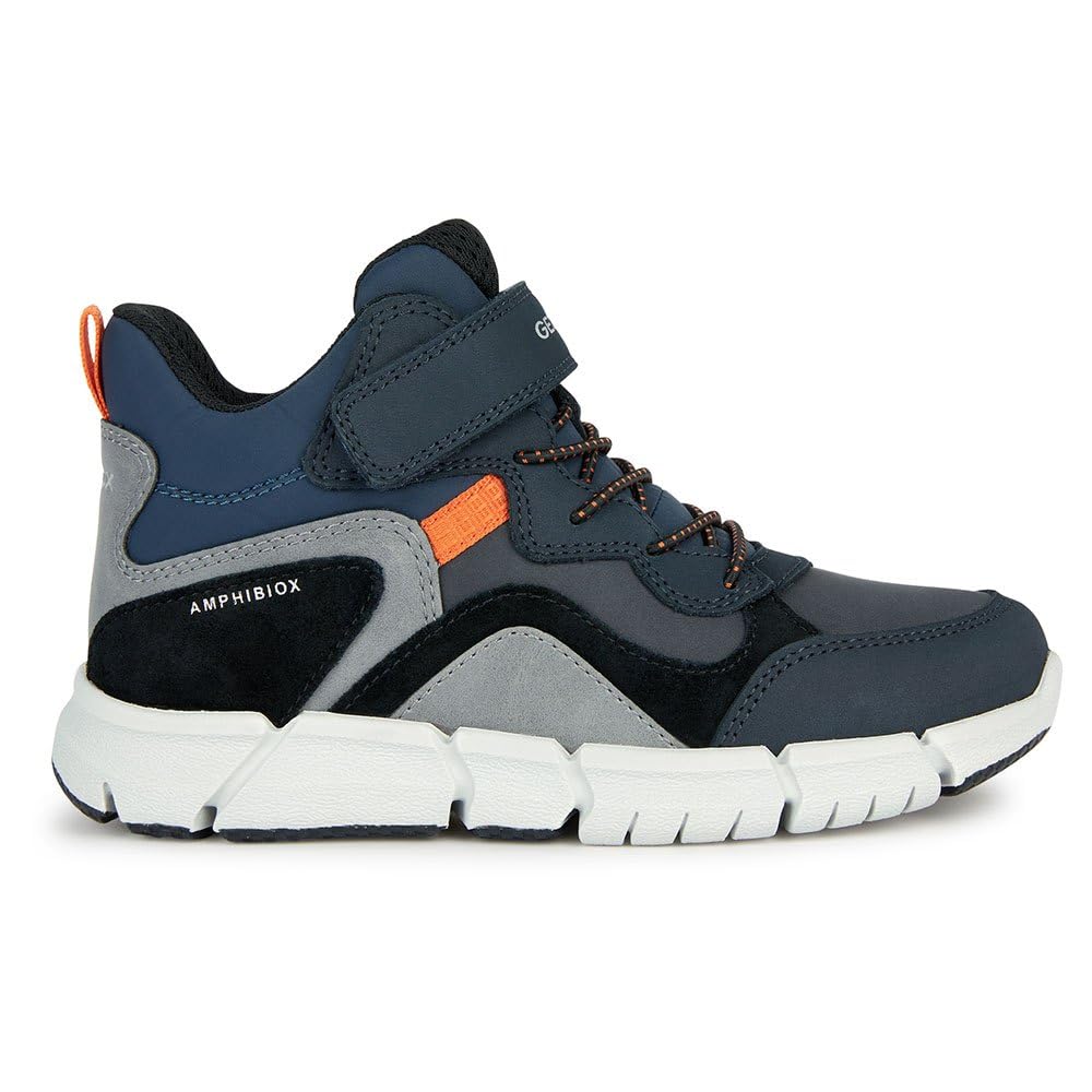 Geox Boys' Cflexyperbabx 13 Sneakers - Breathable & Lightweight Kids' Shoes for School, Play & Everyday Wear