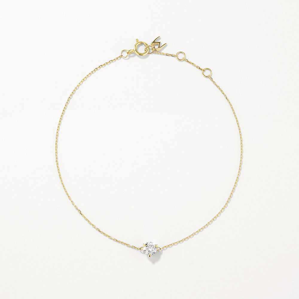 0.20ct Lab Grown Diamond Round Bracelet in 10k Gold - Elegant Jewelry Gift for Women, Perfect for Anniversaries & Special Occasions