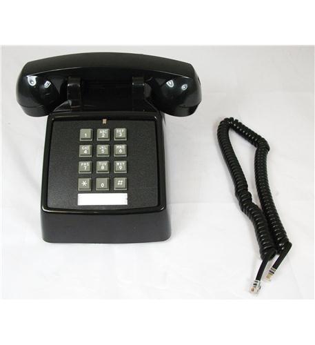 250000 VOE 20MD Desk Telephone with Electric Ringer ITT 2500 VOE MD BK - Vintage Office Phone for Home & Business Use