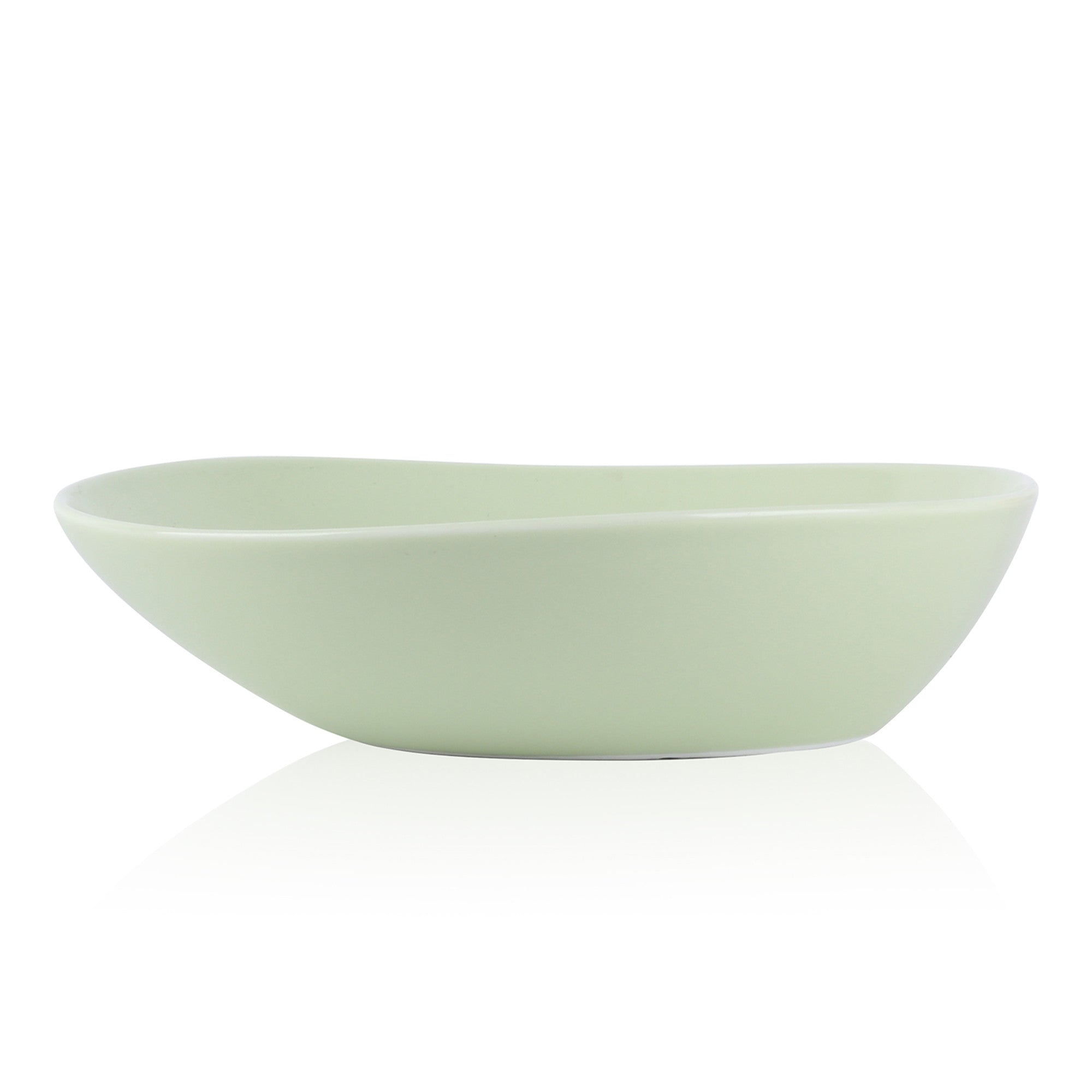 Delilah Porcelain Pasta Bowl Set of 6 - Elegant Dinnerware for Italian Cuisine, Family Gatherings & Restaurant Style Dining