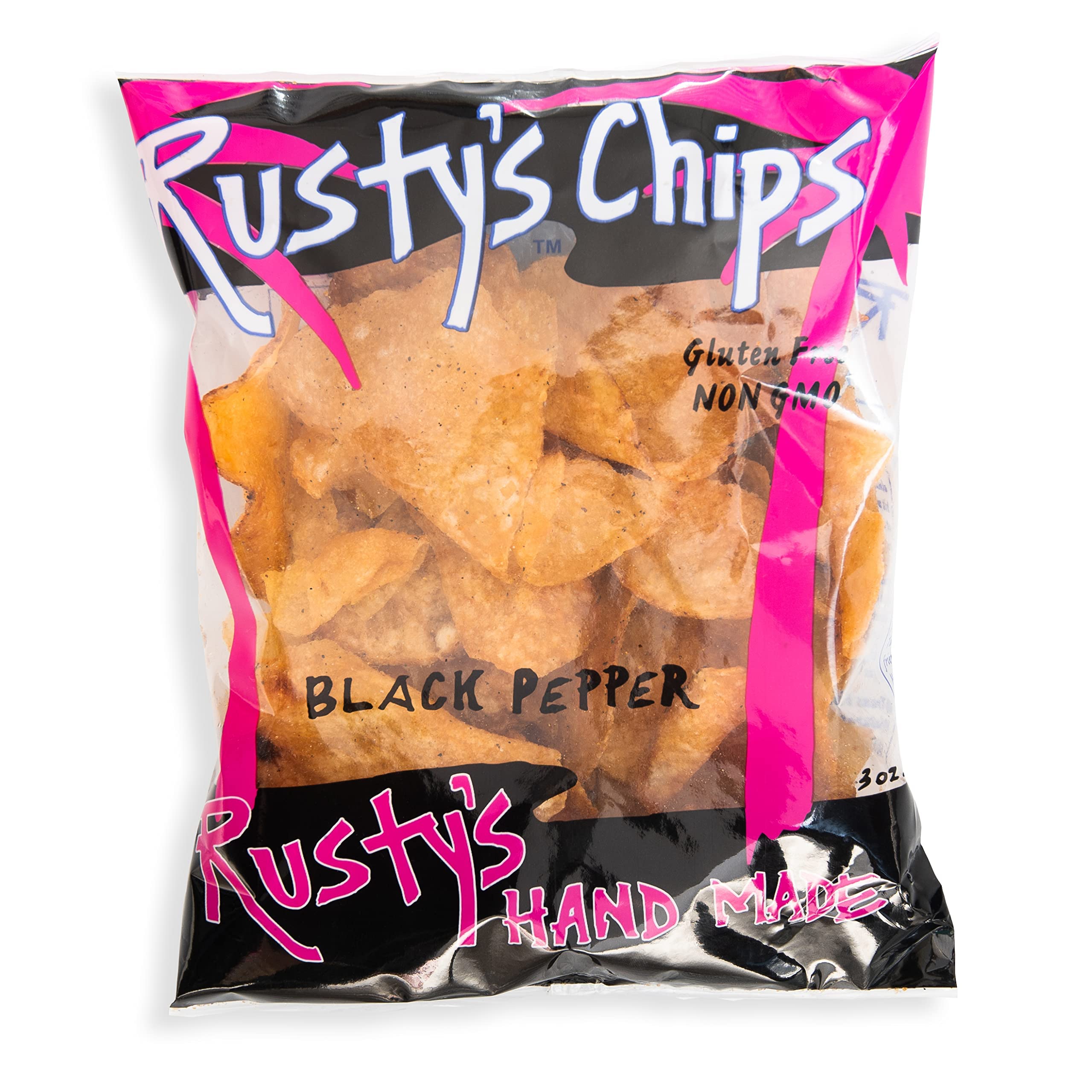 Rusty’s Crunchy Healthy Chips - Gluten Free, Non-GMO, Vegan Snacks - No Preservatives - Perfect for On-the-Go, Lunchboxes & Movie Nights