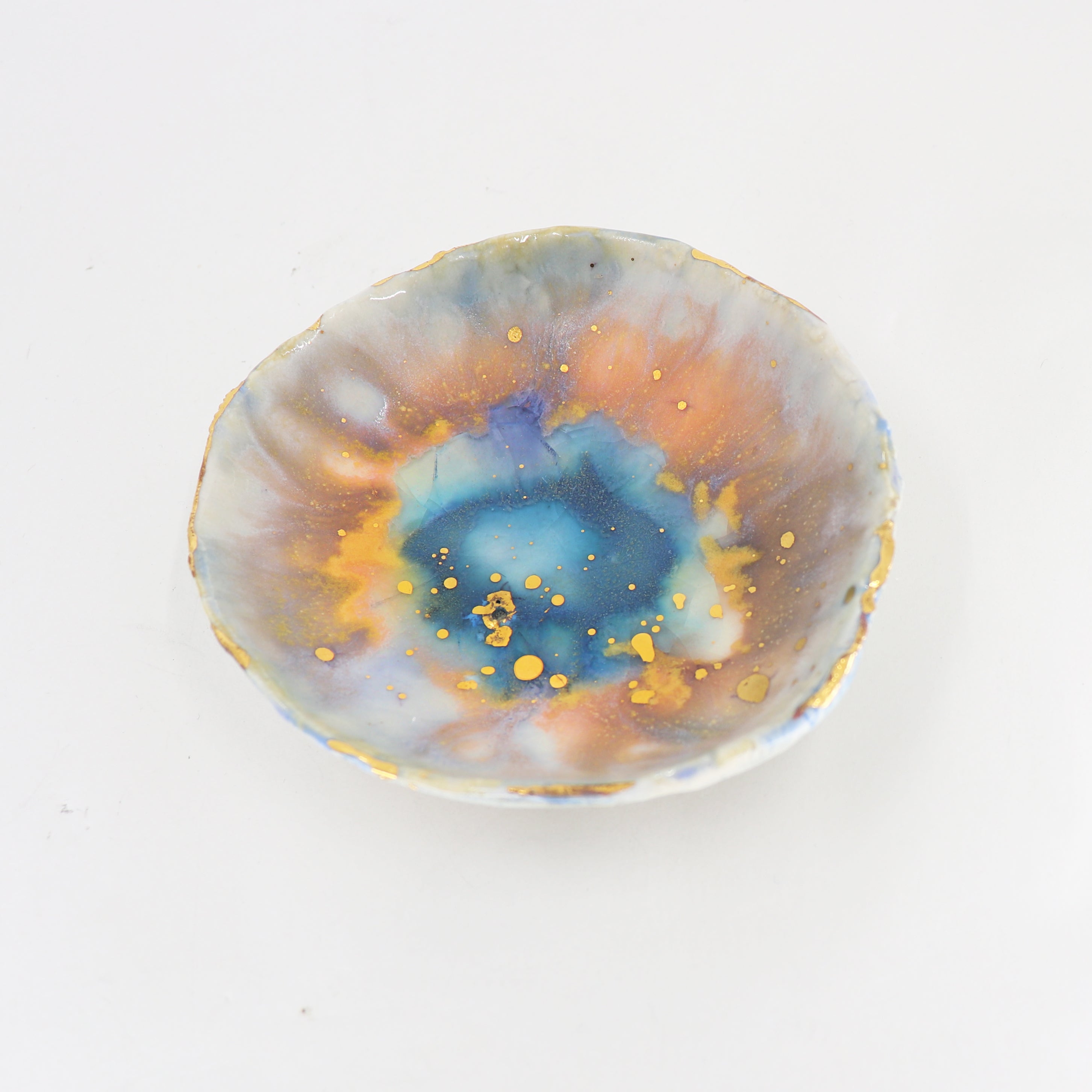 Premium Abalone Shell Small Ring Dish - Elegant Jewelry Holder for Necklaces, Rings & Earrings | Perfect for Vanity, Bathroom & Travel Organizer