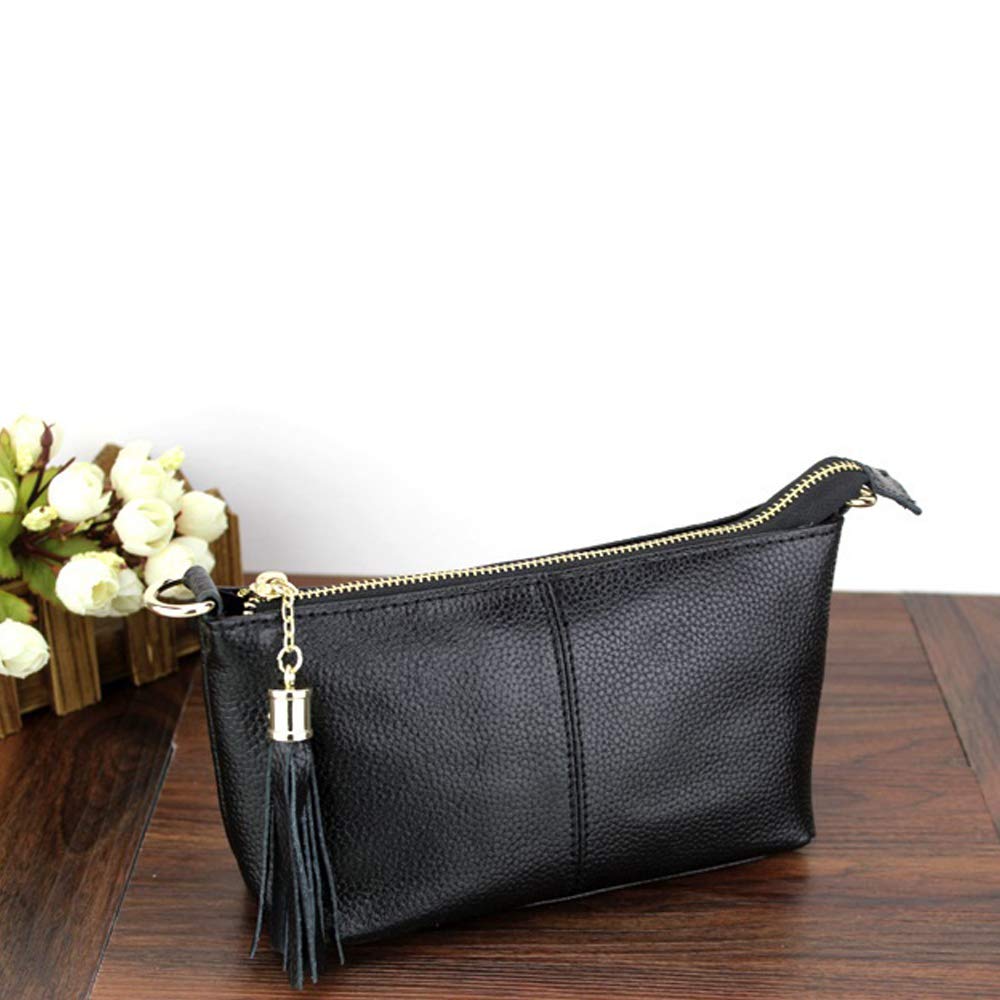 Stylish Women's Leather Crossbody Messenger Bag with Tassel - Small Shoulder Purse for Phone & Wallet | Perfect for Work, Travel & Everyday Use