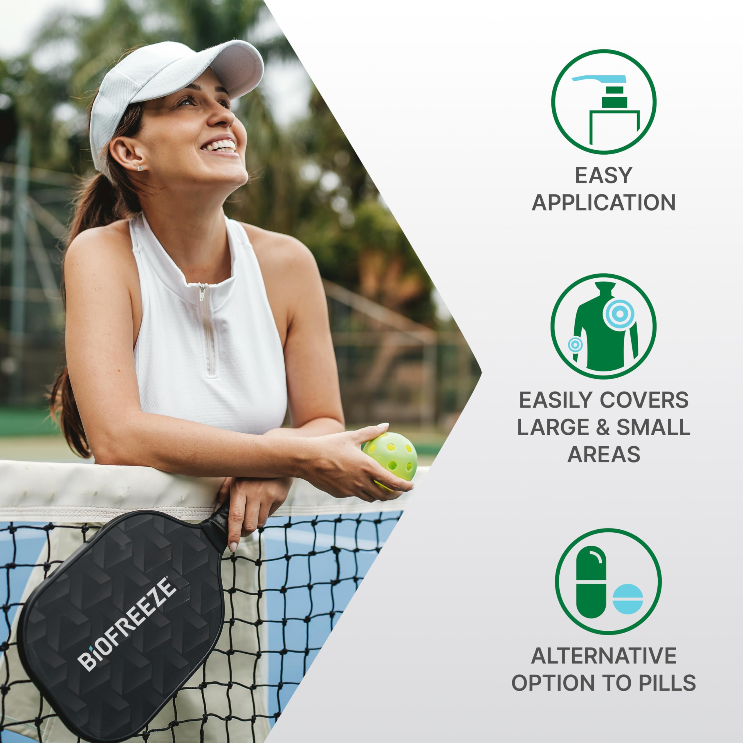 Biofreeze Professional Pain Relief Gel for Knee, Neck, Hip, Joint & Shoulder Pain - Soothes Arthritis, Backache & Sore Muscles - Green Menthol Formula (1 Gallon Pump) - Ideal for Athletes, Office Workers & Seniors