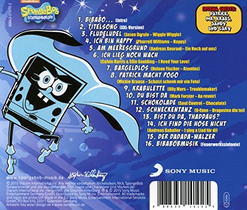 Spongebob Squarepants Superbob Album - Fun Kids Music CD for Birthday Parties, Road Trips & Family Sing-Alongs