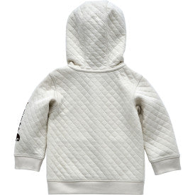 Baby & Toddler Long Sleeve Quilted Jersey 1/2 Zip Sweatshirt - Turtledove Color | Soft & Warm Pullover for Infants | Perfect for Fall & Winter Outings, Playdates & Family Photos